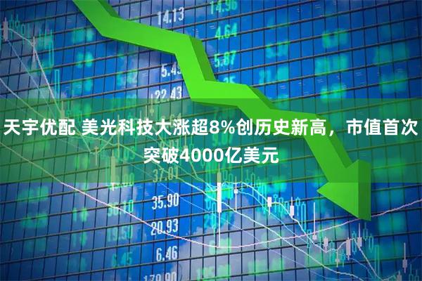 天宇优配 美光科技大涨超8%创历史新高，市值首次突破4000亿美元